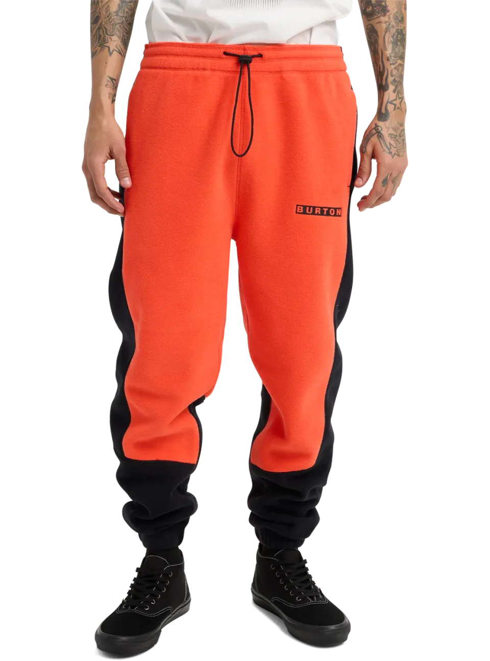 Burton Cinder fleecebyxa Fiesta Red True Black M