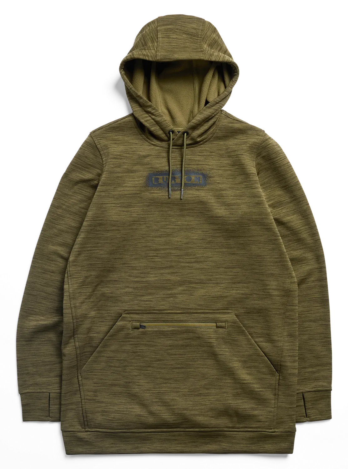 Burton Oak Long Pullover hoodie dam grå mjuk