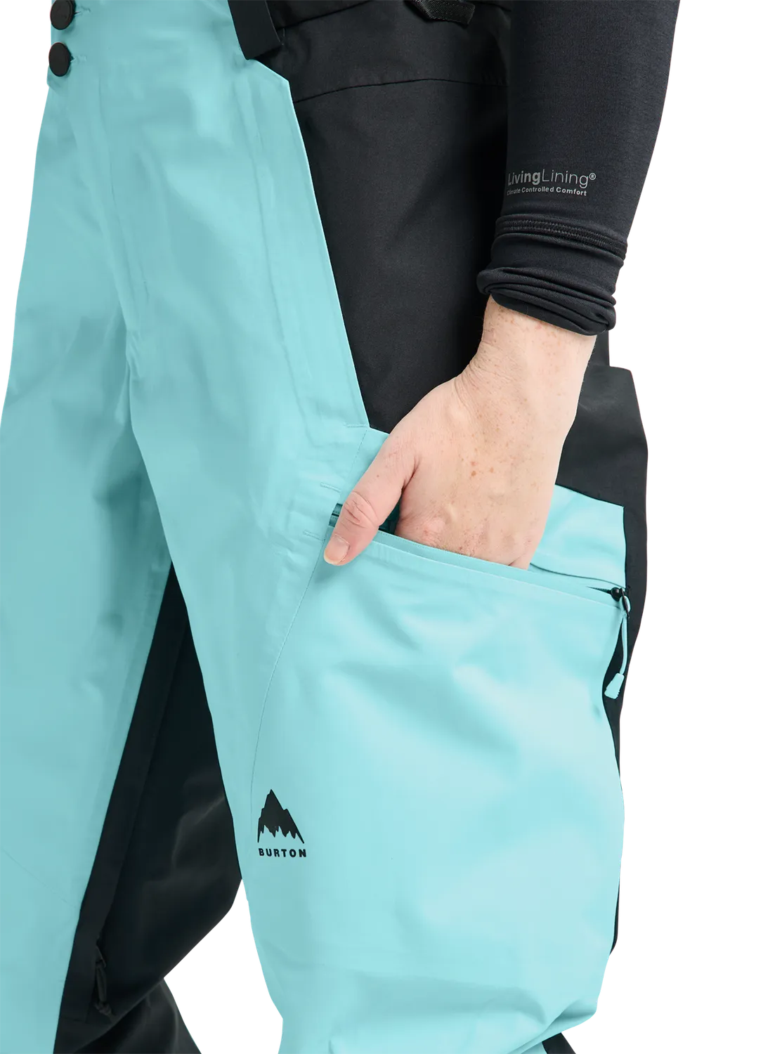 Burton Reserve 3L skalbyxor dam Light Teal 3-lager