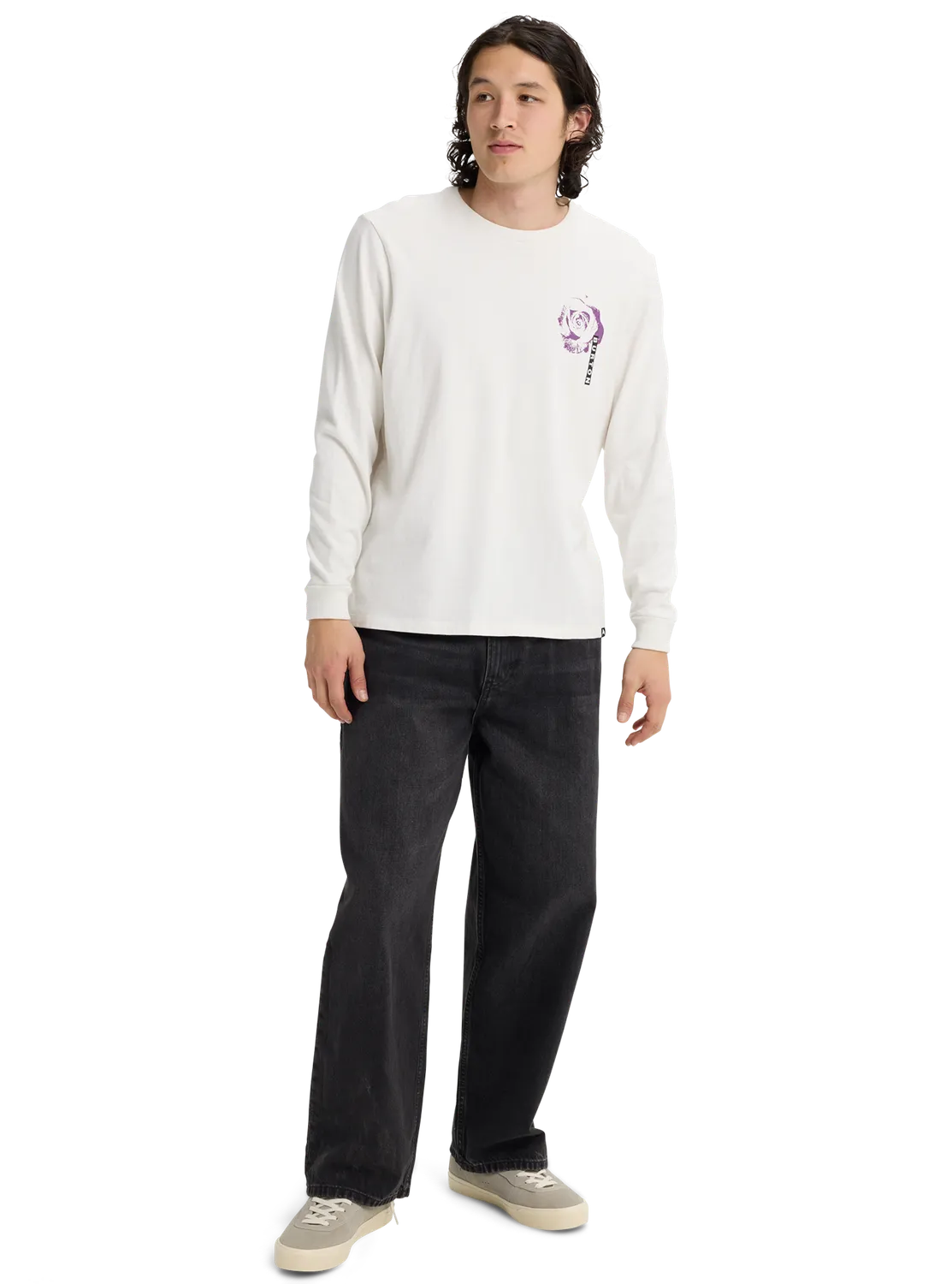 Burton PJ Artist Long Sleeve t-shirt vit Stout White