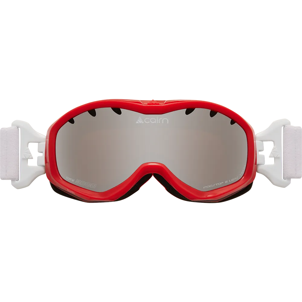 Cairn Rush SPX3 skidglasögon Shiny Red White junior