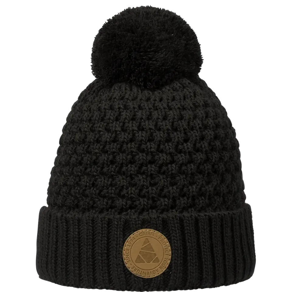 Cairn Emilio Hat mössa black stickad tofs