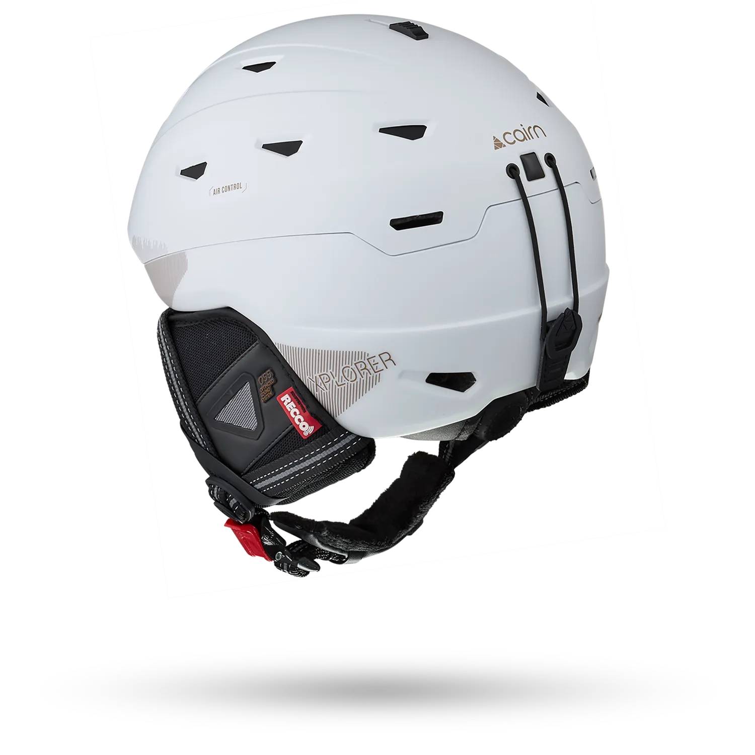 Cairn Xplorer Pure skidhjälm mat white RECCO