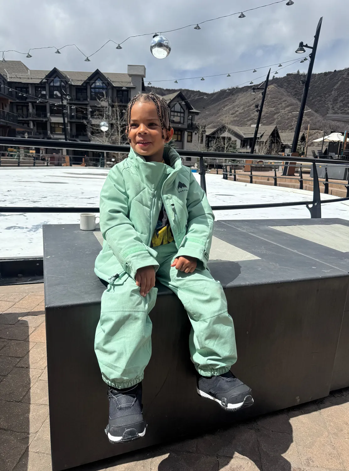 Burton Spindal 2L jacka toddler Soft Sage varm