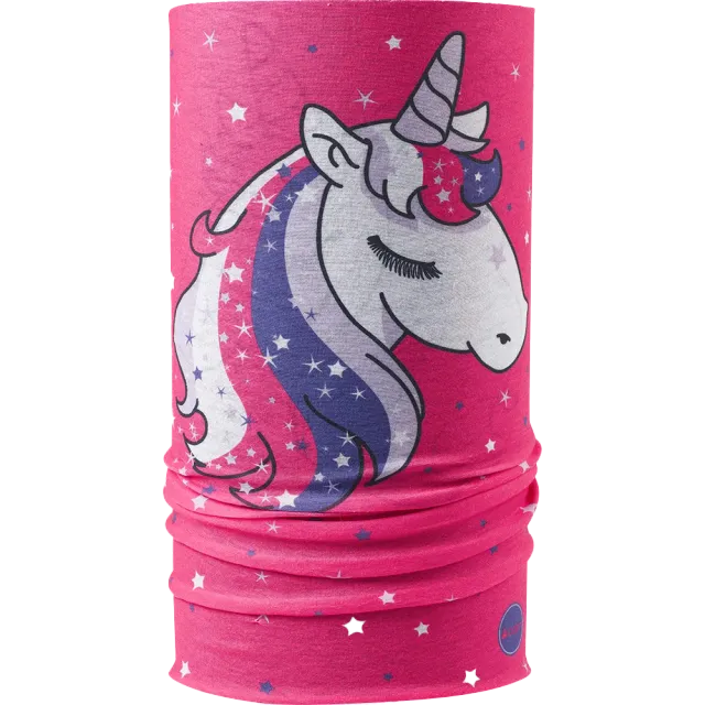 Cairn Malawi Tube Junior Fuchsia Unicorn halsvärmare mjuk