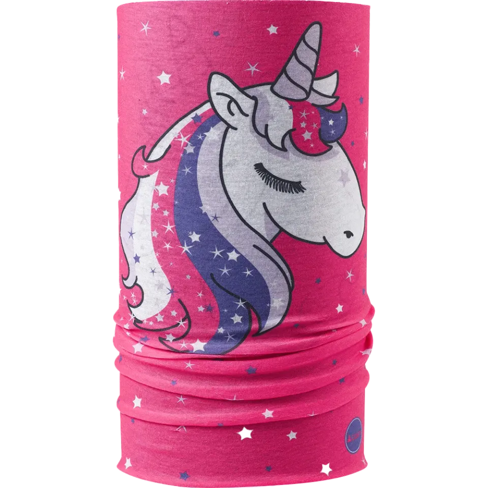 Cairn Malawi Tube Junior Fuchsia Unicorn halsvärmare mjuk