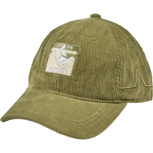 Cairn Velvet Cap keps oliv manchester