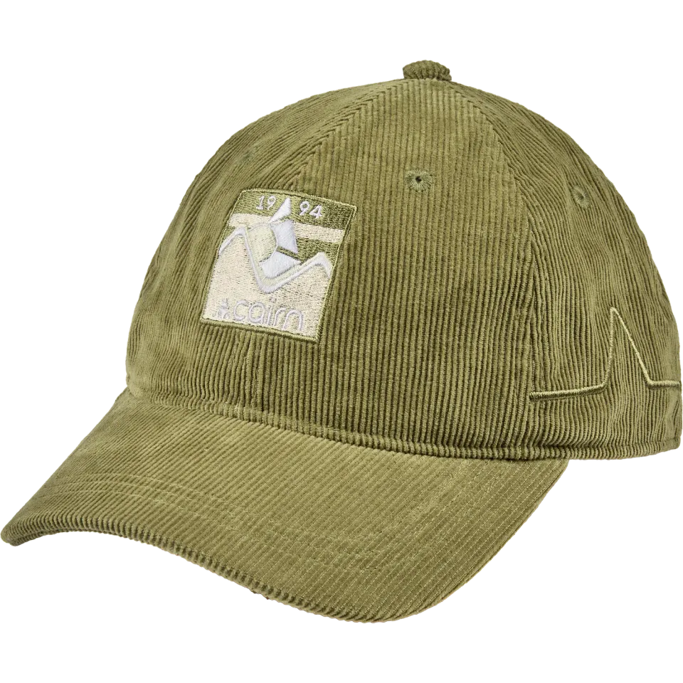 Cairn Velvet Cap keps oliv manchester