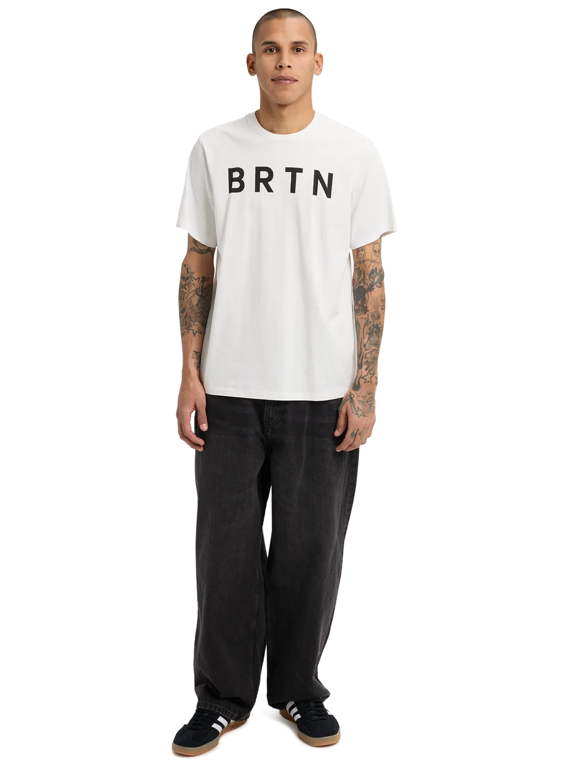 Burton BRTN t-shirt True Black ekologisk bomull kort ärm