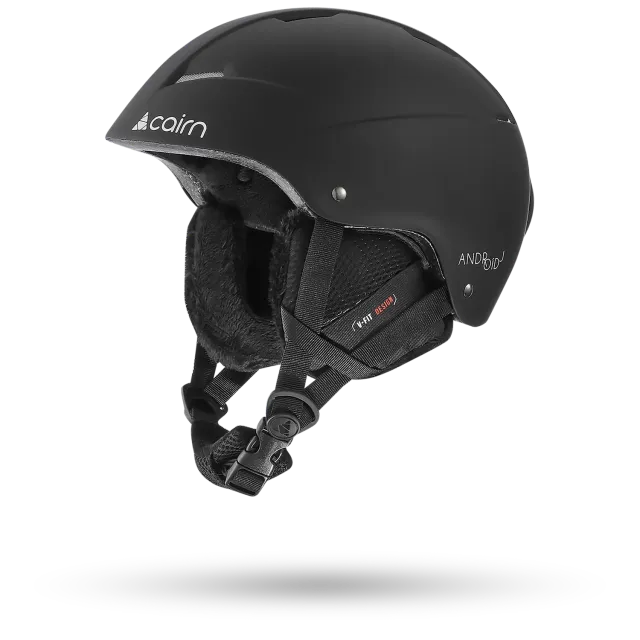 Cairn Android J skidhjälm Mat Black barn ABS