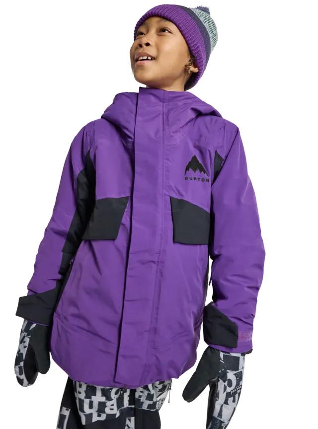 Burton Ascutney 2L barn skidjacka Imperial Purple vattentät