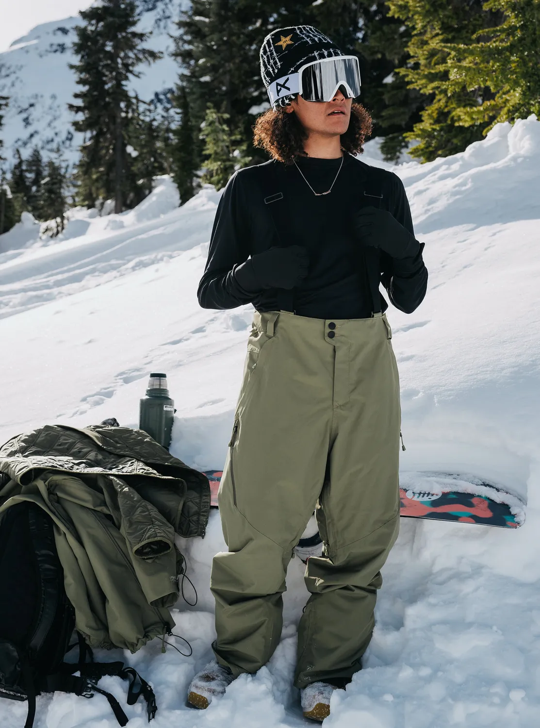 Burton Reserve 2L 3-in-1 snowboardbyxor Glow Yellow vattentäta