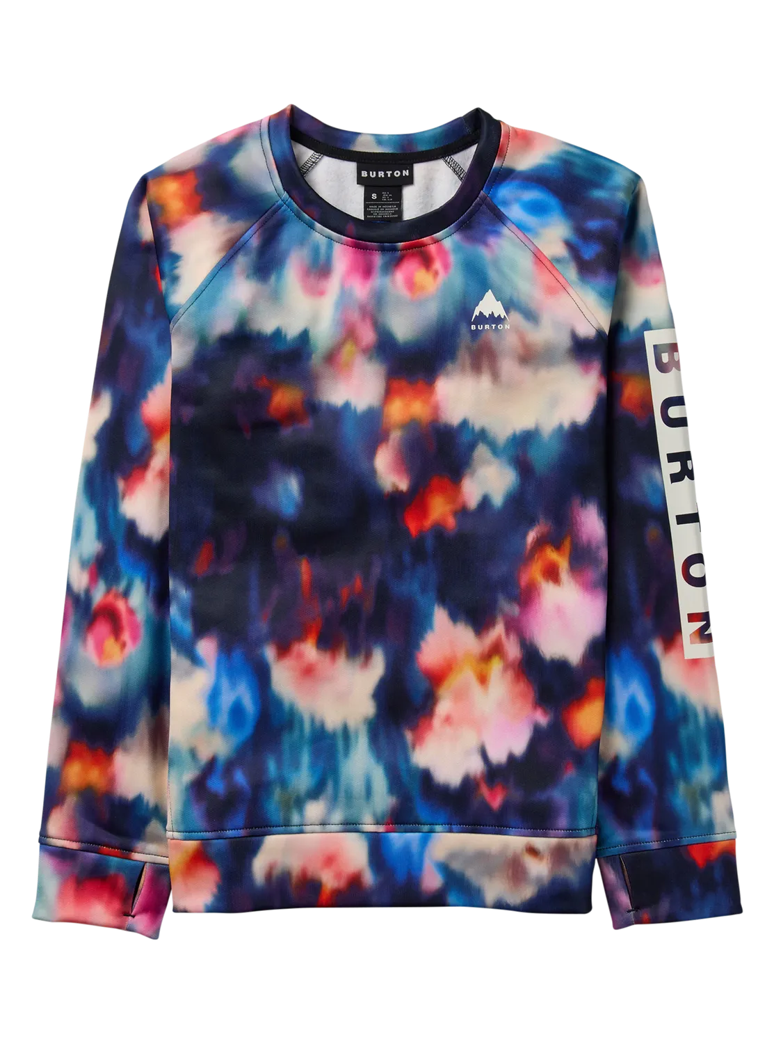 Burton Oak crewneck fleecetröja dam true black mjuk