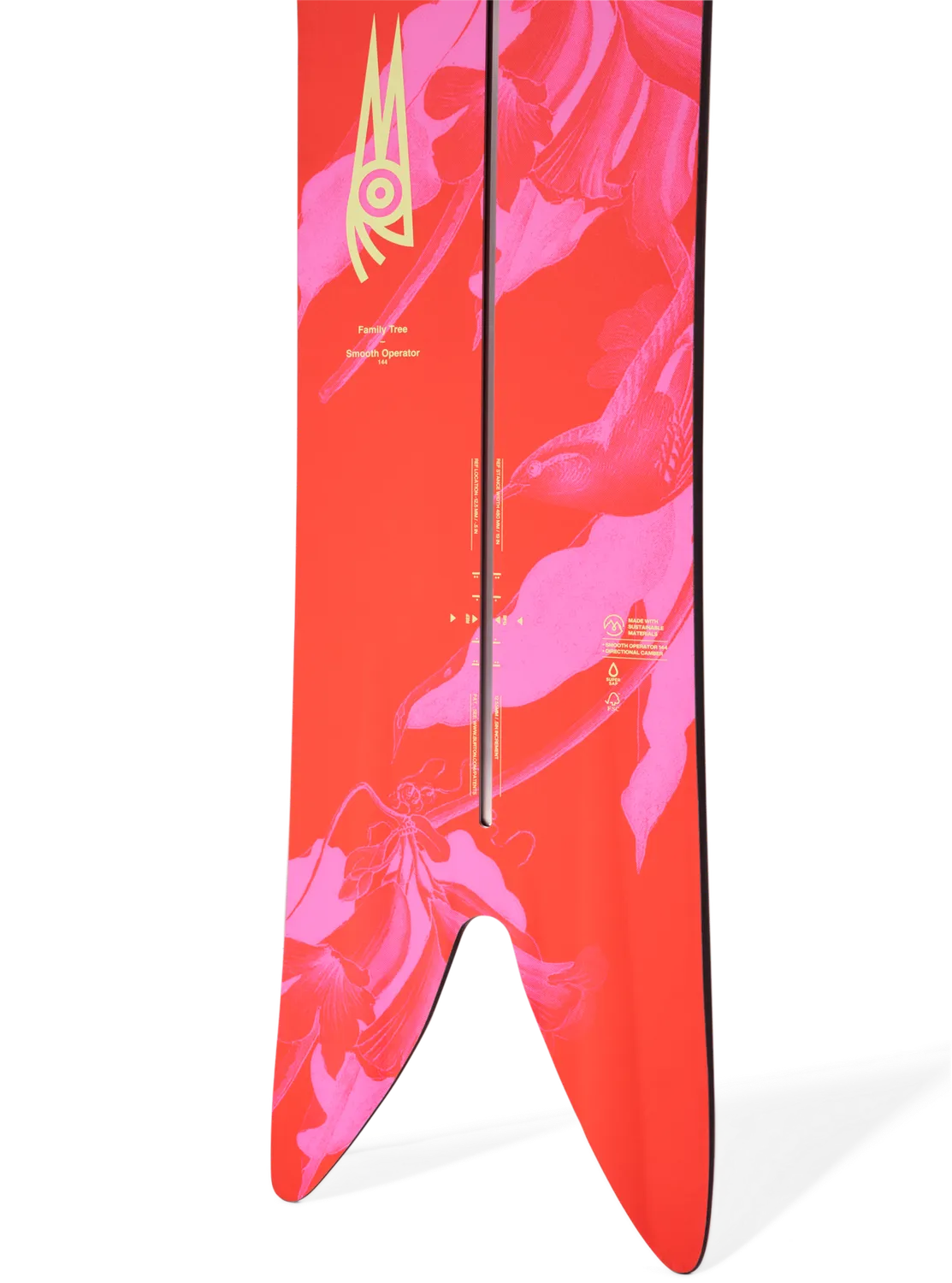 Burton Family Tree Smooth Operator snowboard Graphic puder