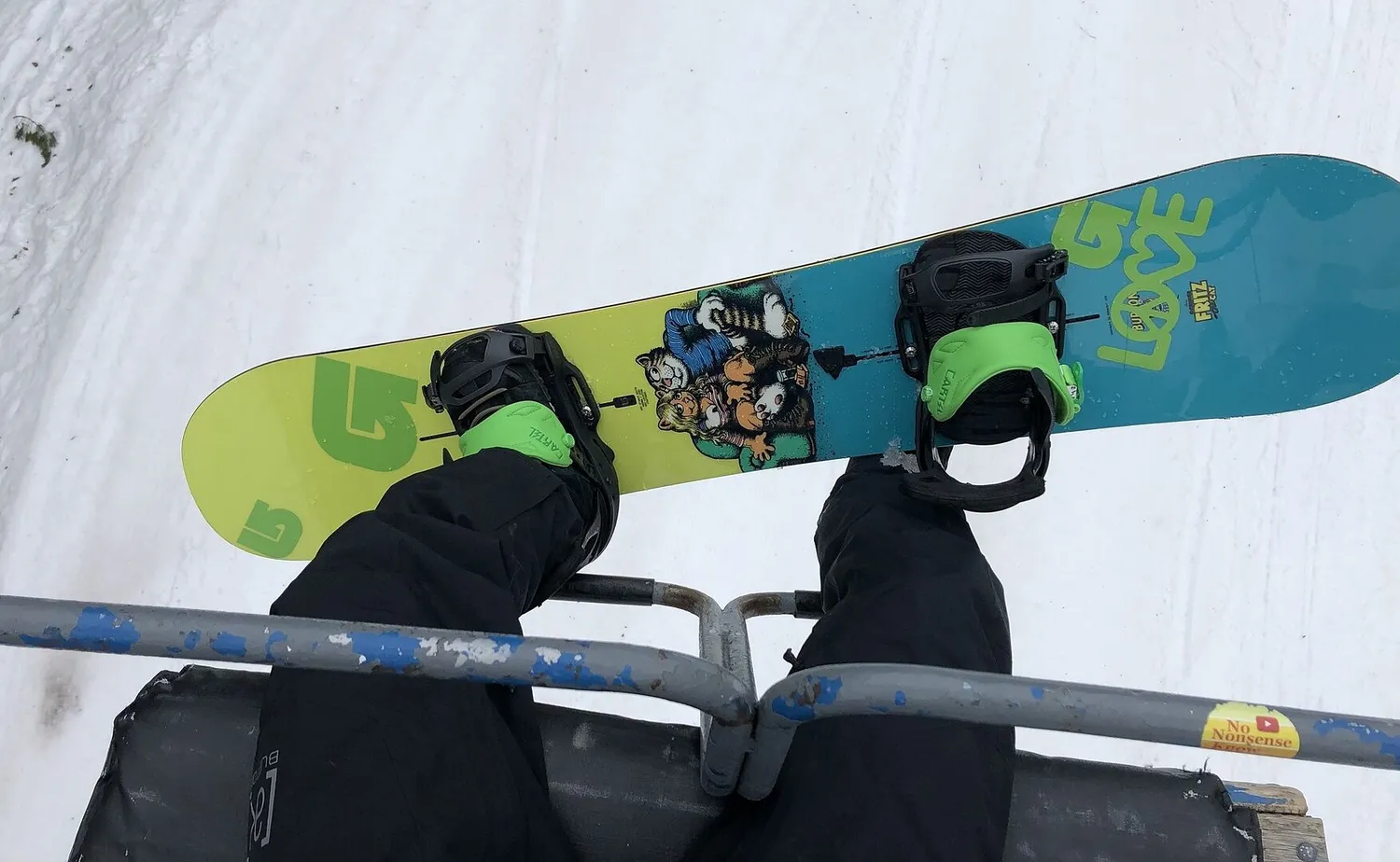 Burton Supergrip tårem höger svart S reservdel
