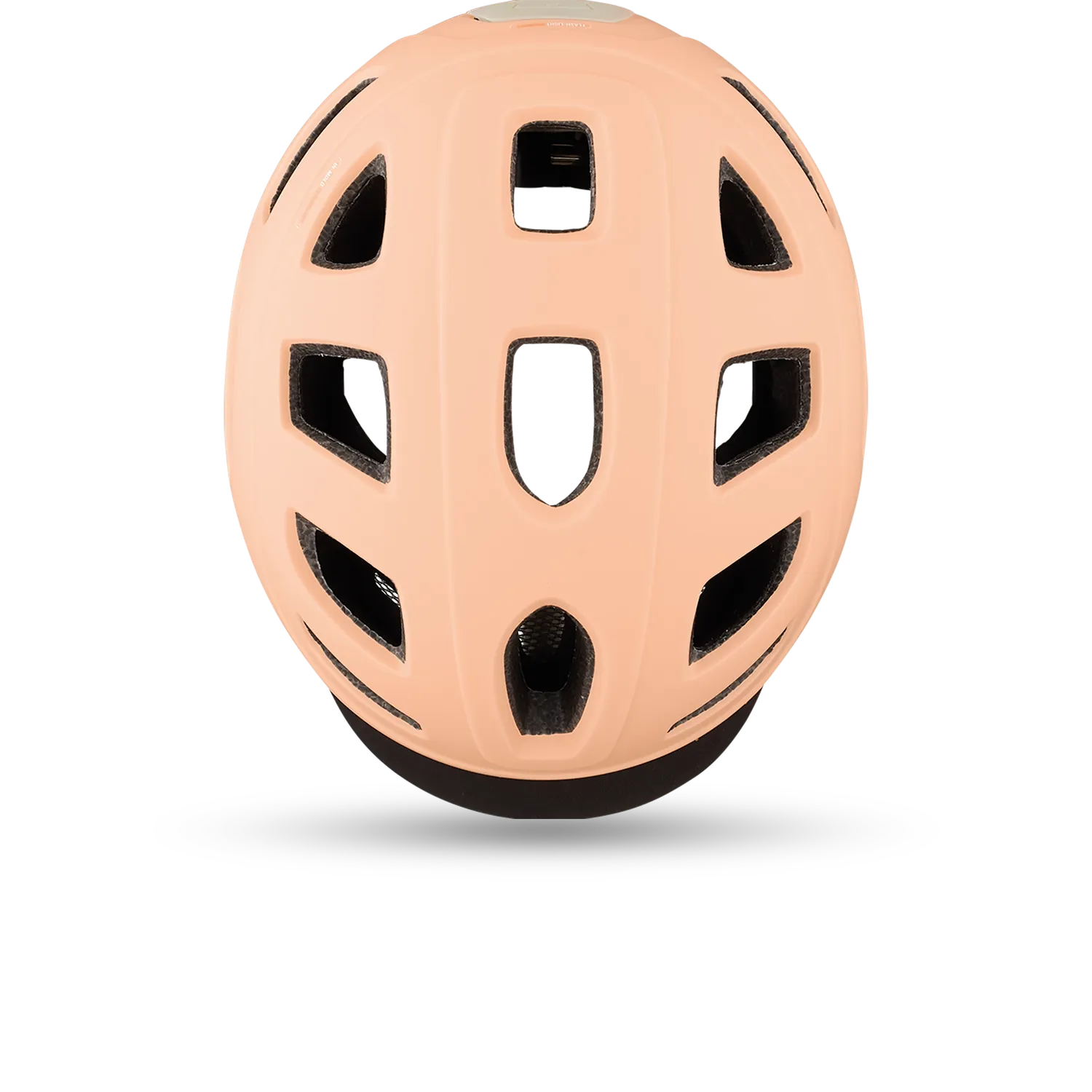 Cairn Quartz cykelhjälm mat peach med LED-lampa