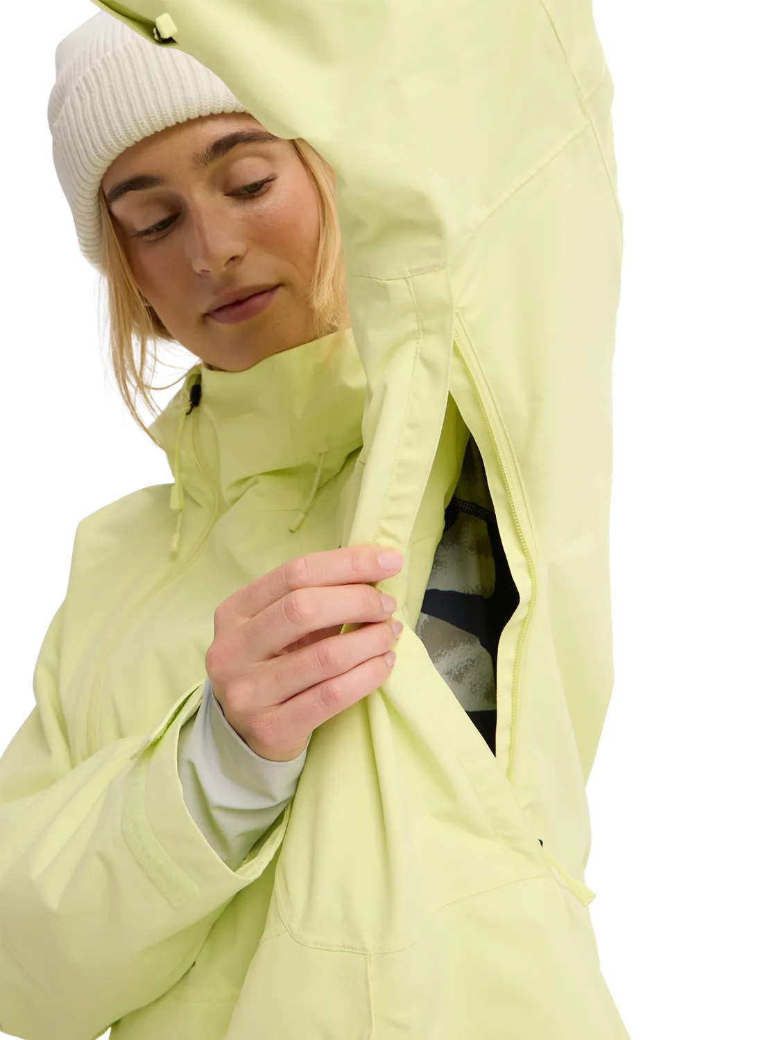 Burton Reserve 2L Relaxed Anorak skidjacka Glow Yellow Green