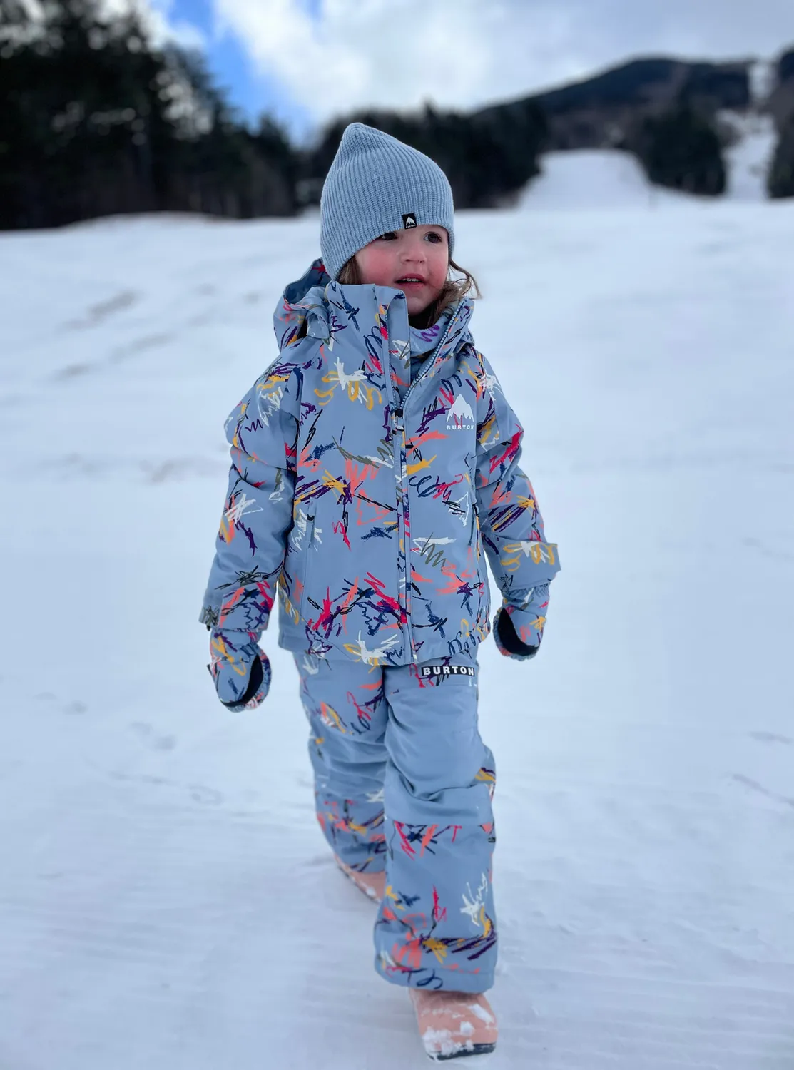 Burton Hillslope 2L Skidjacka Småbarn Scribble