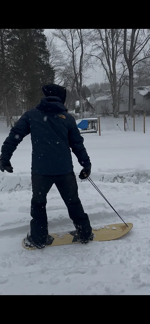 Burton Throwback snowboard 130 pulka snowsurf