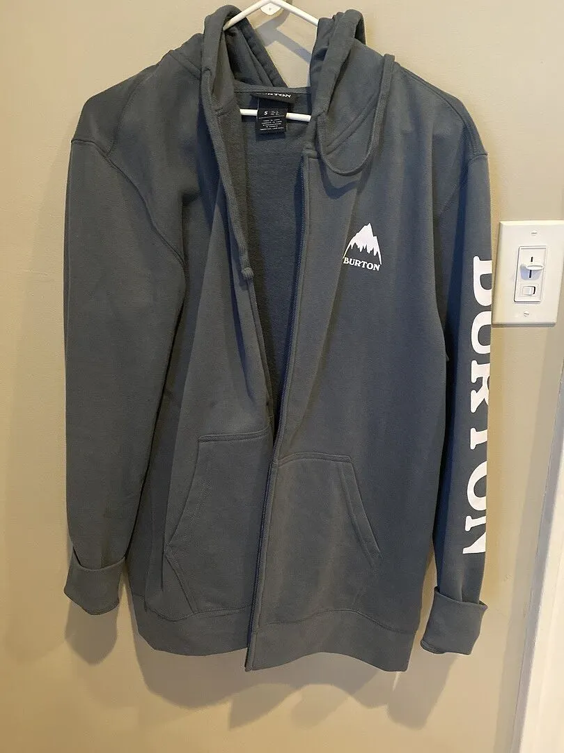 Burton Elite Full-Zip hoodie Dried Moss ekologisk
