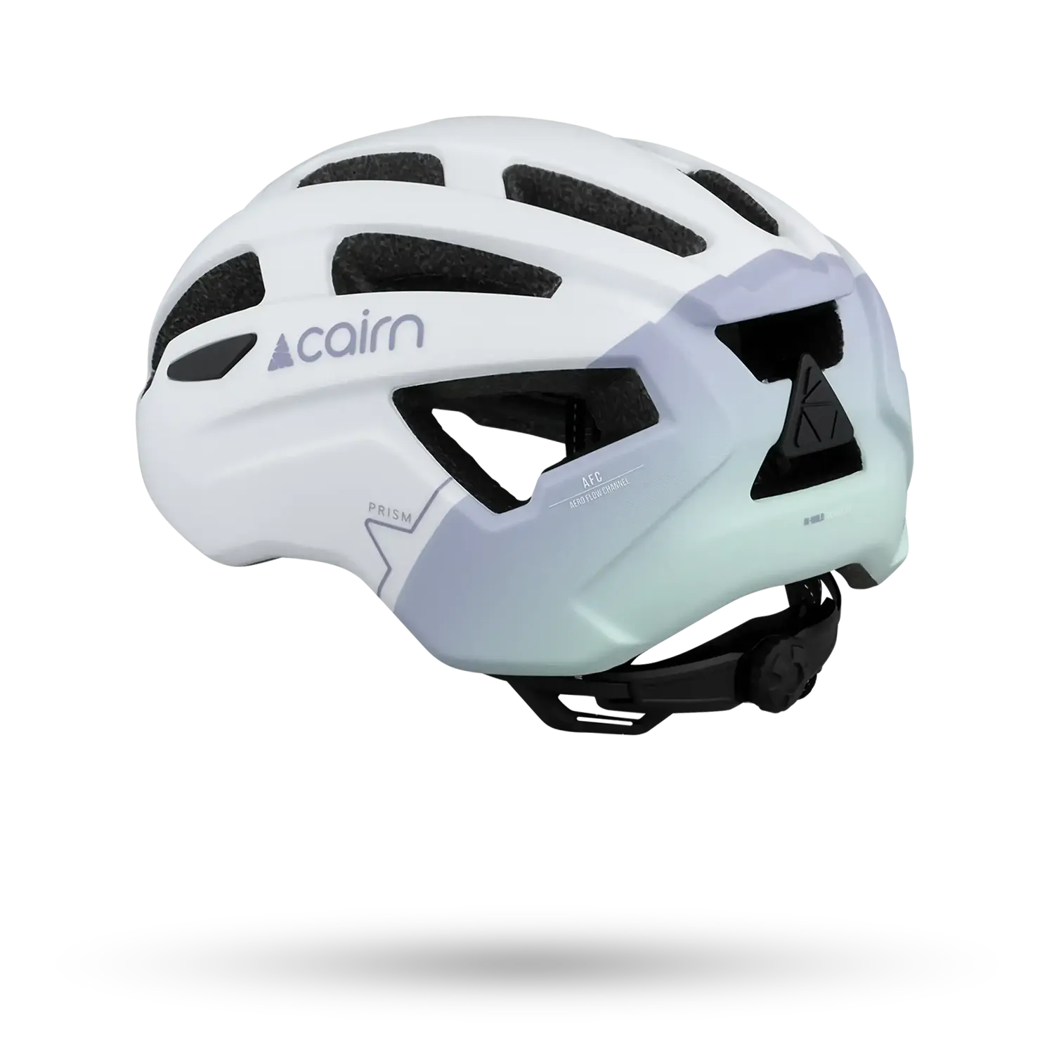 Cairn Prism II cykelhjälm matt white purple M ventilerad