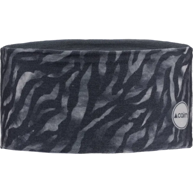 Cairn Malawi Headband pannband Coal Zebra stretch