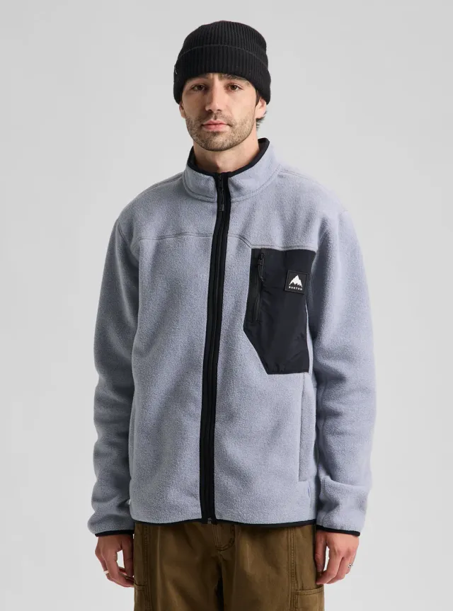 Burton Cinder Full-Zip fleecejacka True Black varm