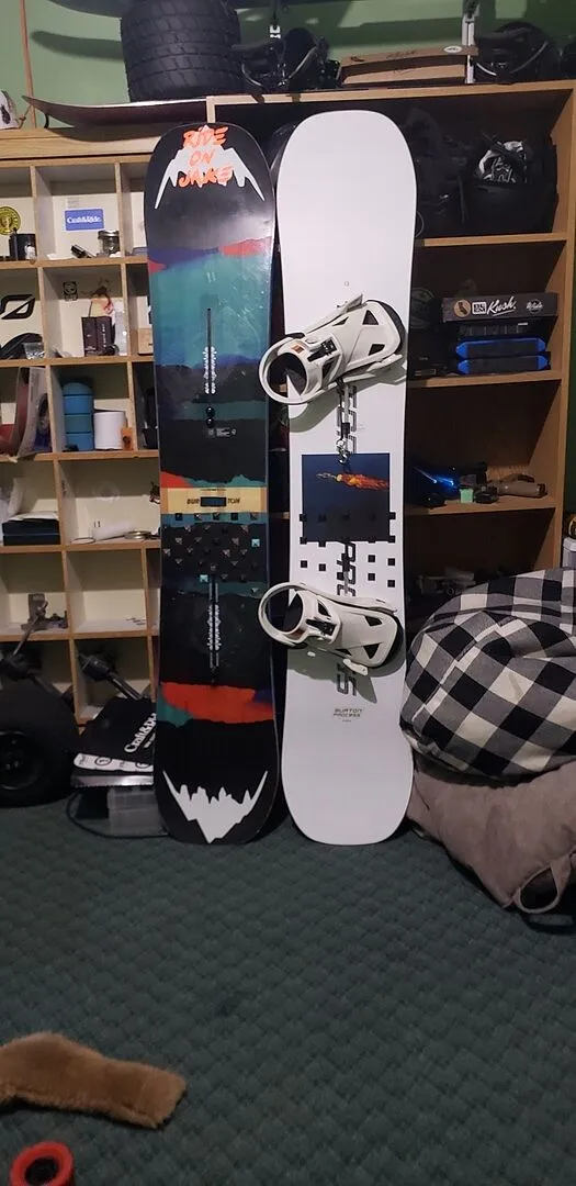 Burton Process Flying V snowboard 155 freestyle twin