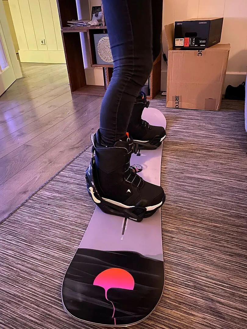 Burton Step On snowboardbindning dam Black M