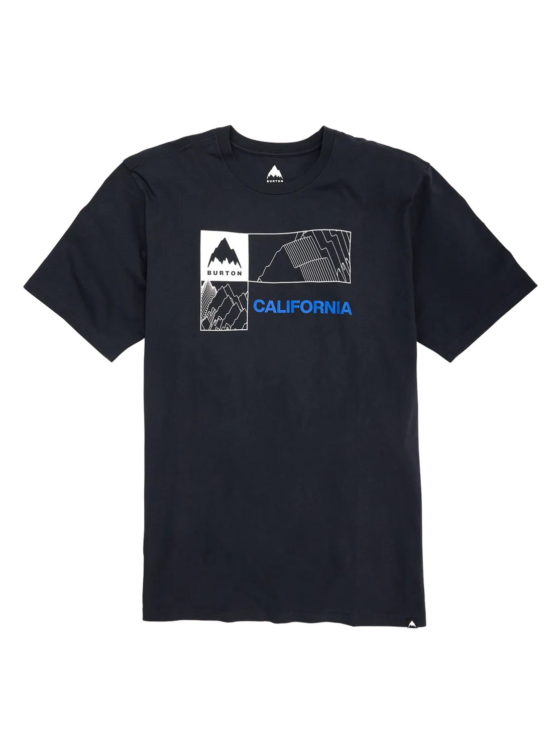 Burton Local t-shirt svart kort ärm mjuk bomull