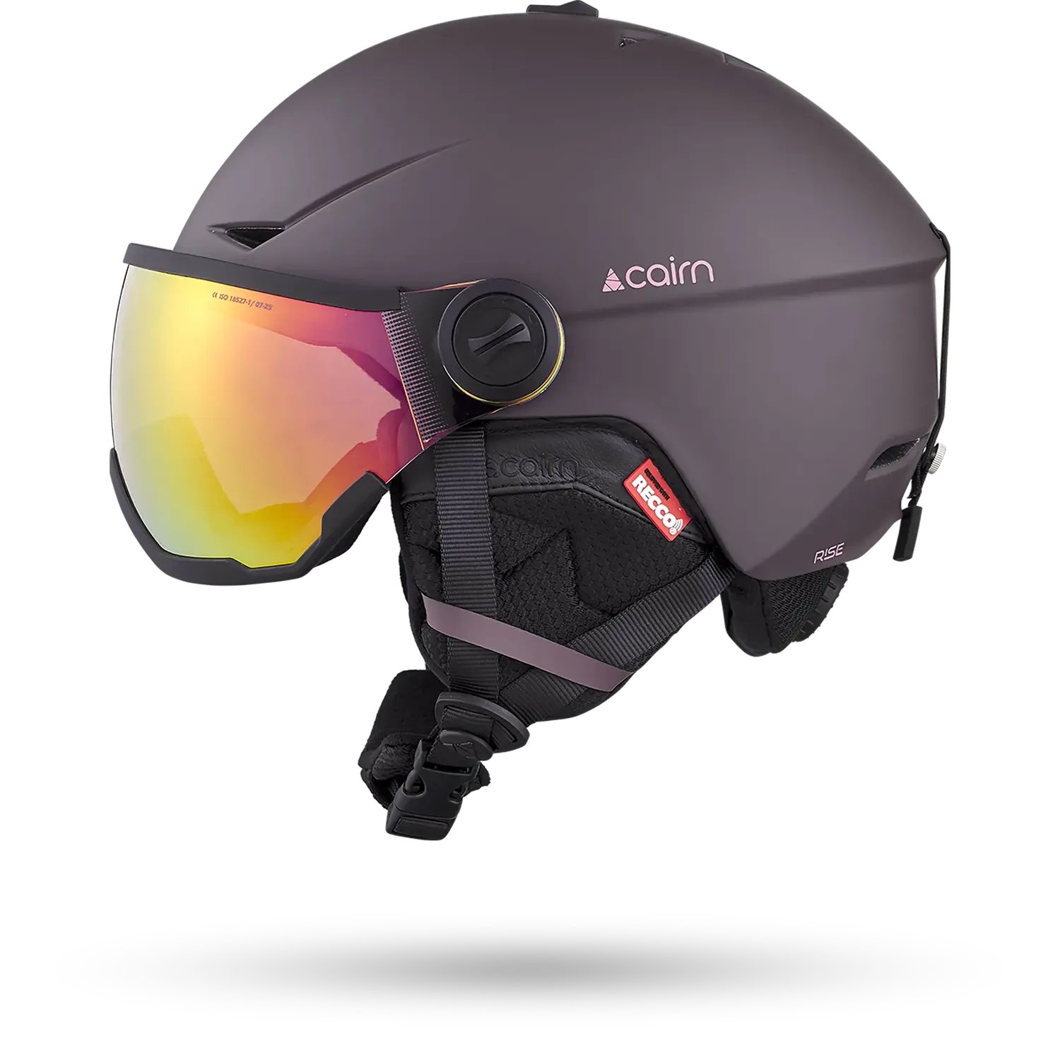 Cairn Rise II Visor skidhjälm matte plum visir