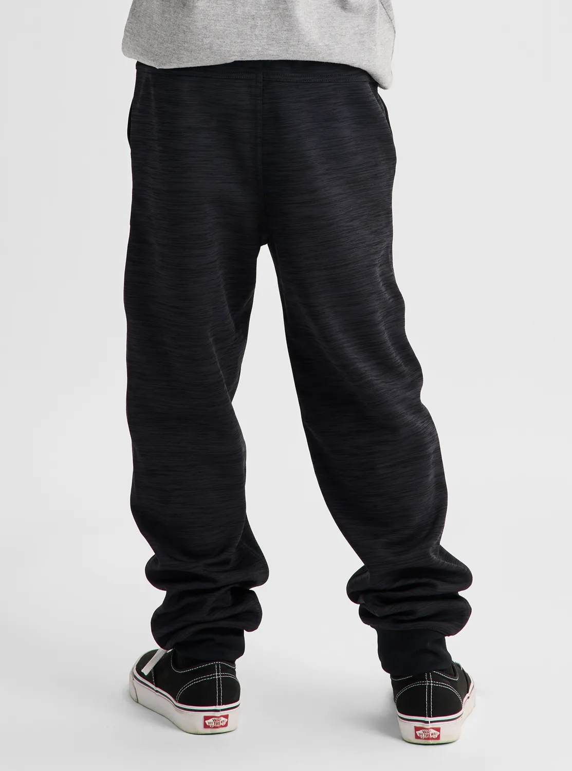 Burton Oak fleecebyxor True Black Heather barn