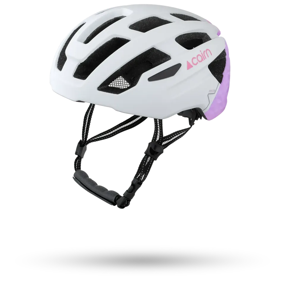 Cairn Prism II J Mat White Facet cykelhjälm vit junior