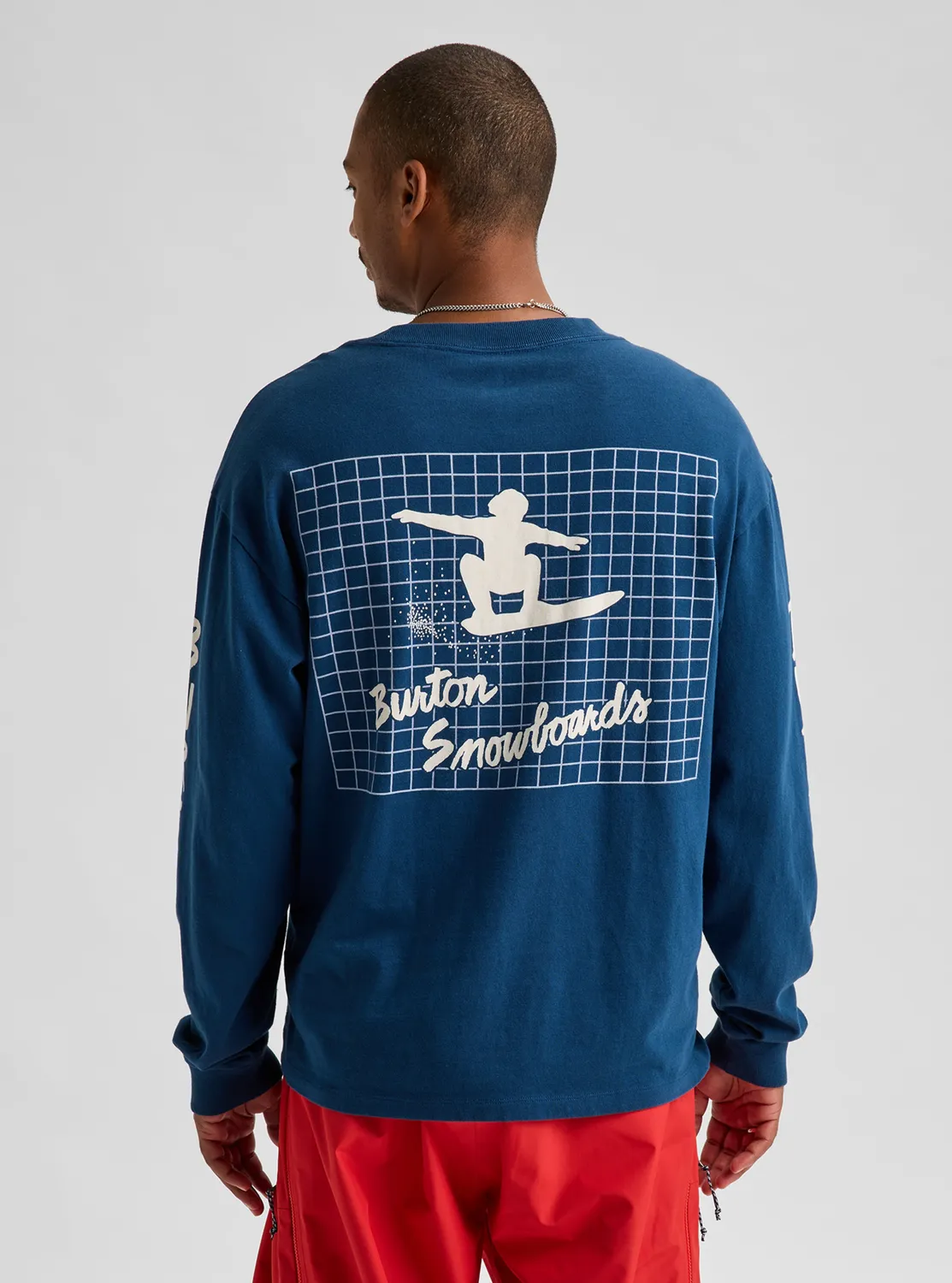 Burton 83 Squared långärmad t-shirt vit
