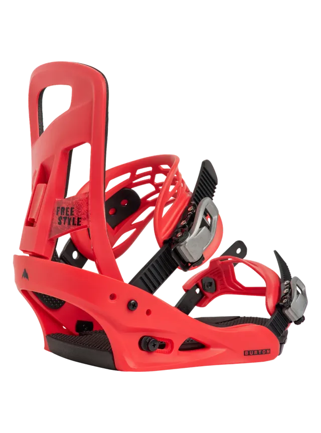 Burton Freestyle snowboardbindning Black mjuk flex park