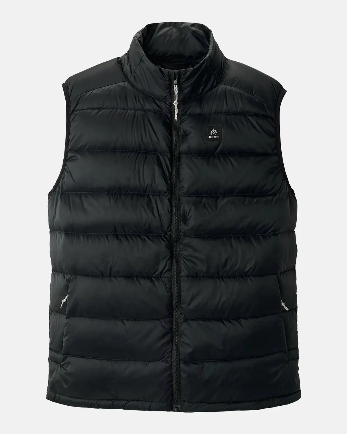 Jones Re-Up Recycled dunväst Stealth Black 750-fill