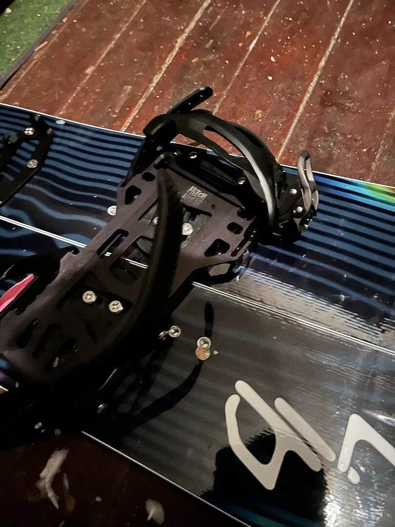 Burton Hitchhiker splitboardbindning Black snabb lägesväxling