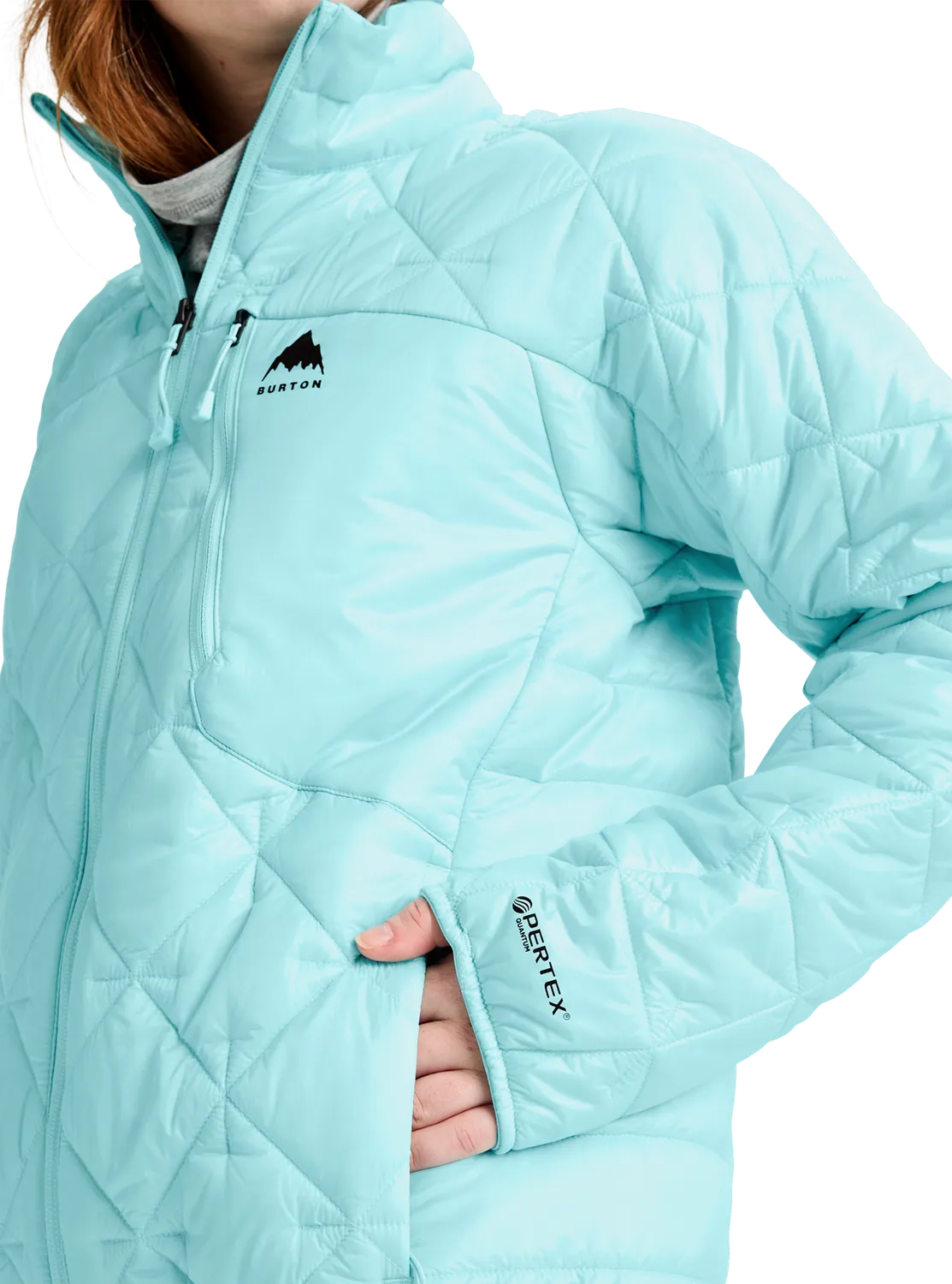 Burton Reserve dun puffjacka dam light teal – syntet mellanlager