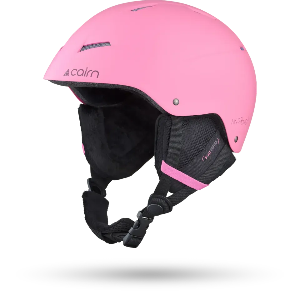 Cairn Android J skidhjälm Mat Pink barn ABS