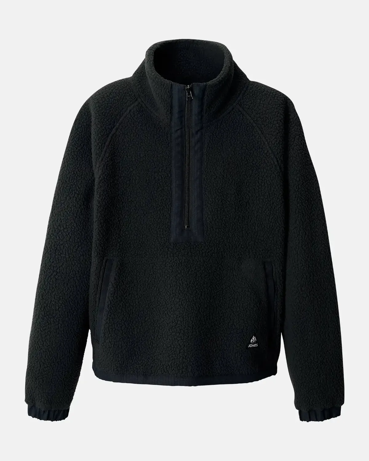Jones Campfire Recycled Sherpa Fleece Pullover 2026 fleecetröja svart dam