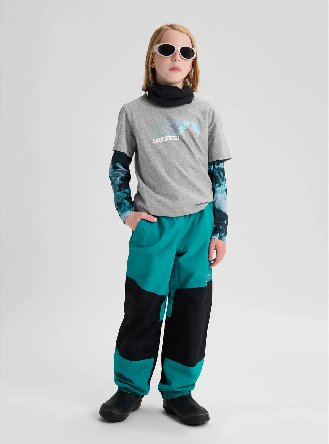 Burton Melter Plus 2L skidbyxor barn Pacific Teal