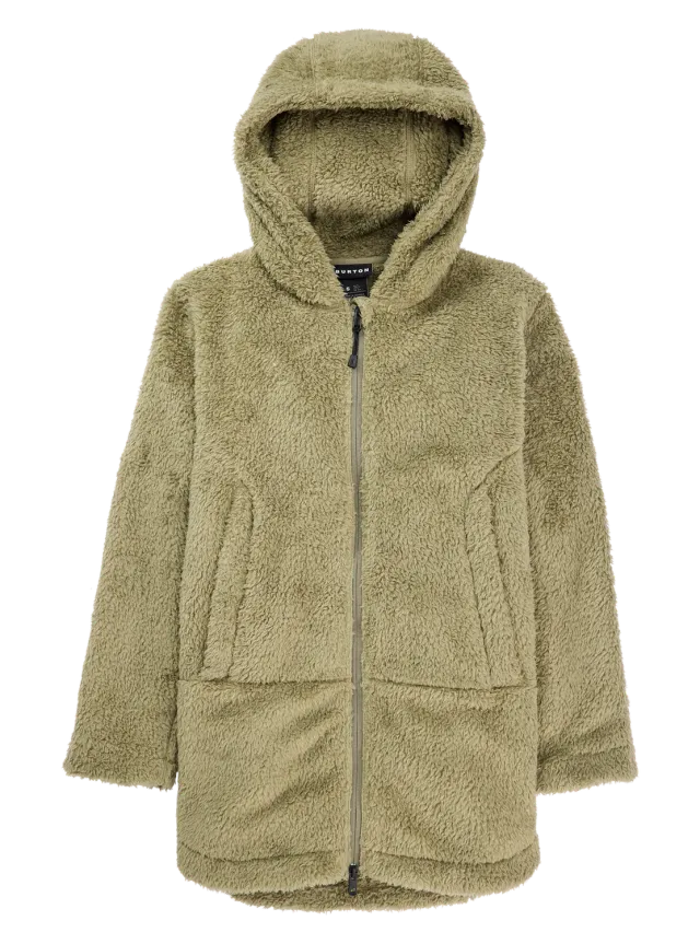 Burton Minxy Hi-Loft Full-Zip fleece Soft Sage dam