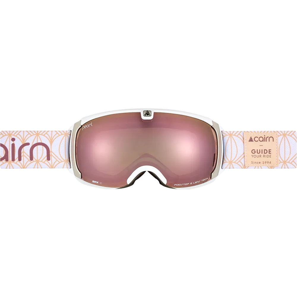 Cairn Pearl SPX3 skidglasögon mat white peach dam