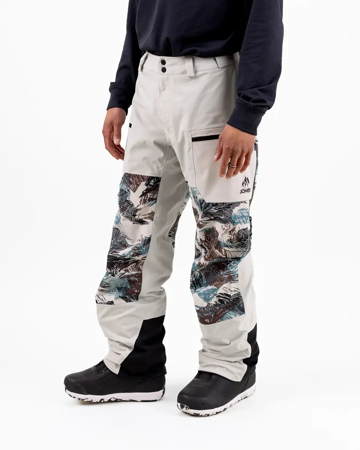 Jones MTN Surf Recycled skidbyxor herr Smoke Gray