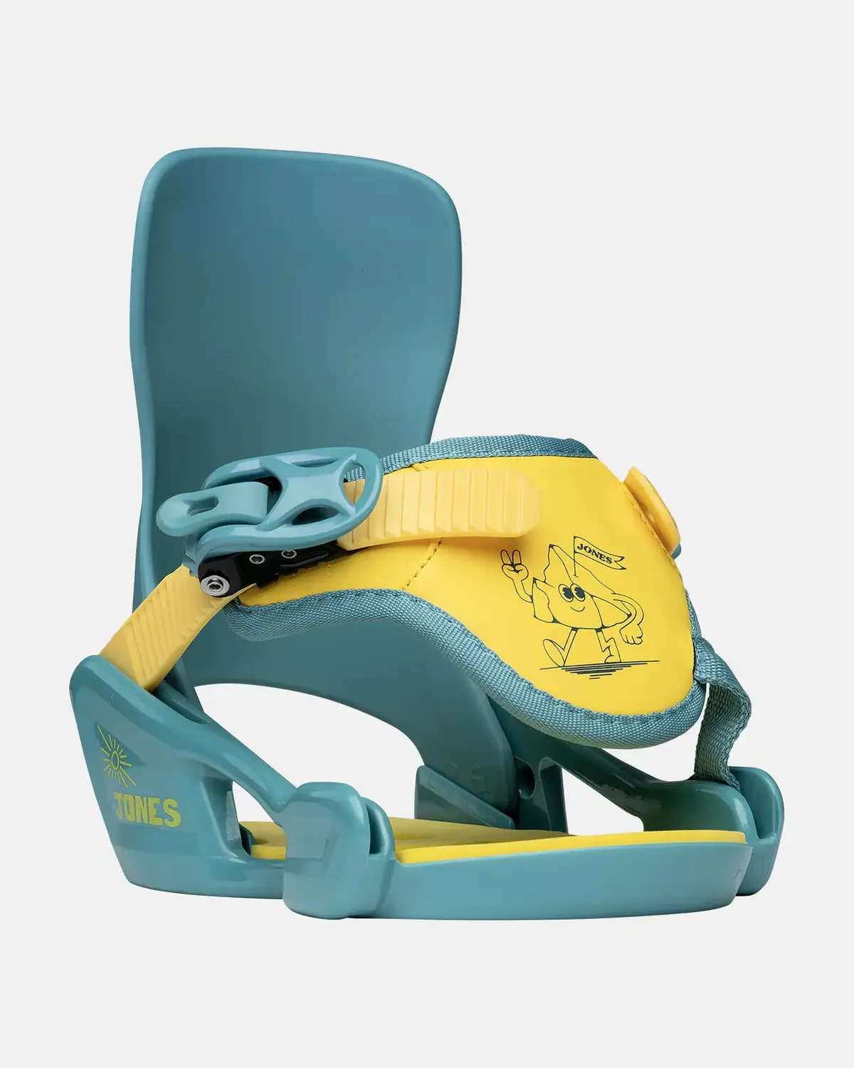 Jones Happy Mountain snowboardbindning XXS blå nybörjare
