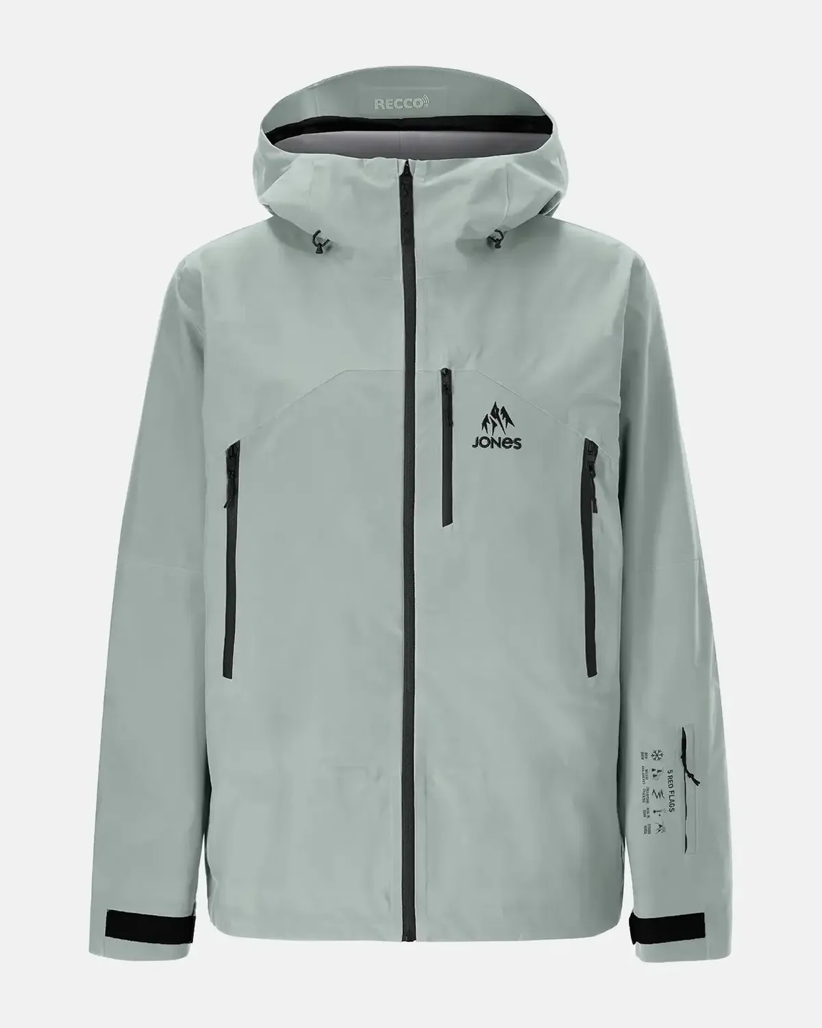Jones Further 3L stretchjacka Glacier Gray 30K