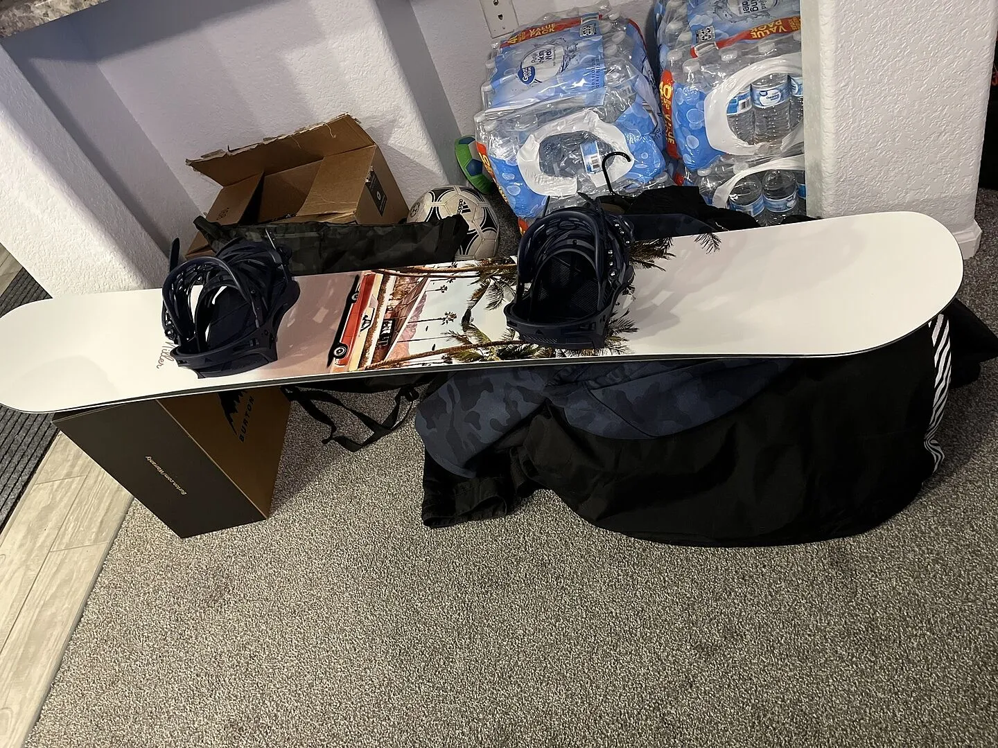 Burton Mission snowboardbindningar svart allround
