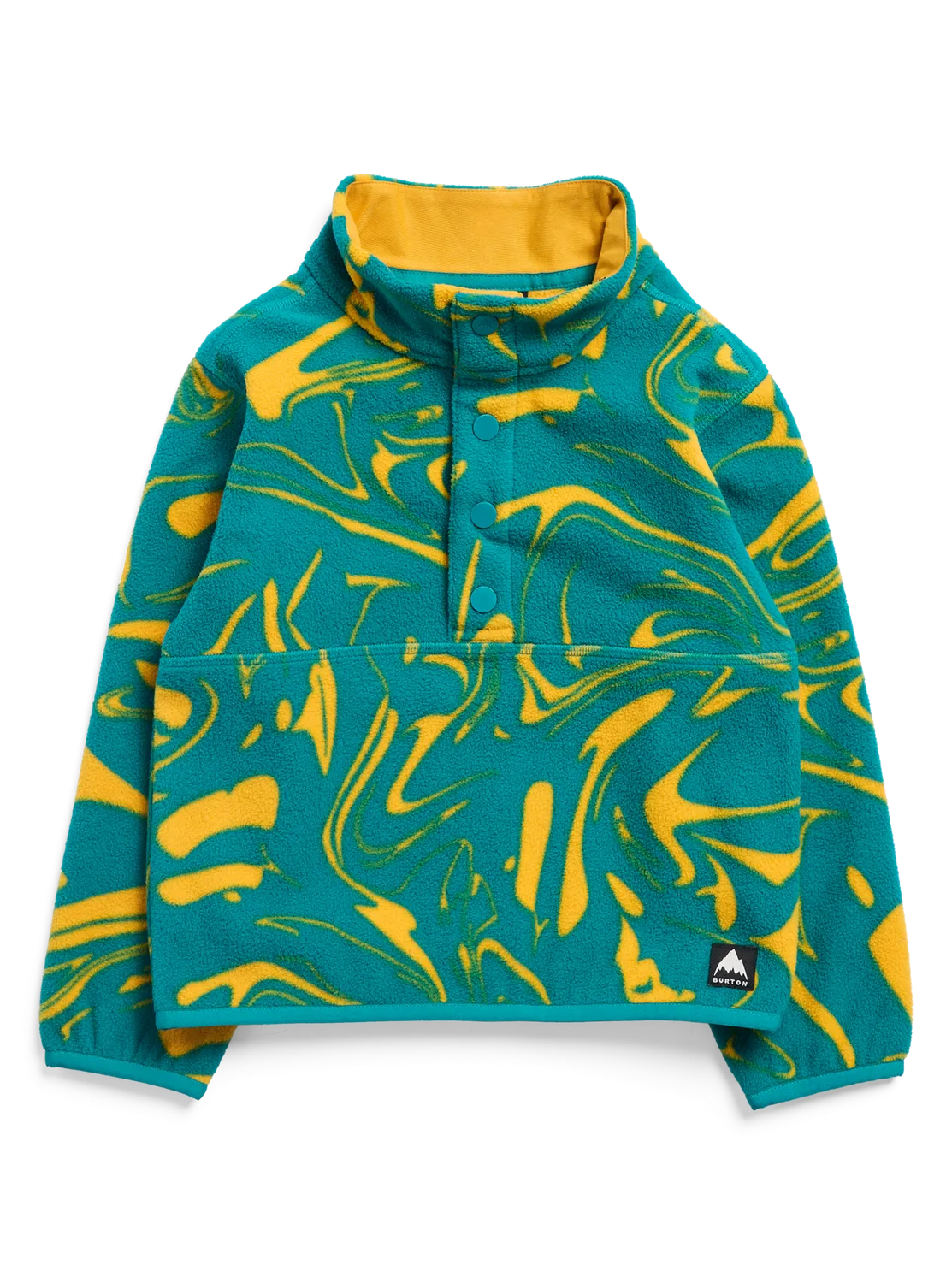 Burton Cinder Fleece Anorak toddler Liquid Gold
