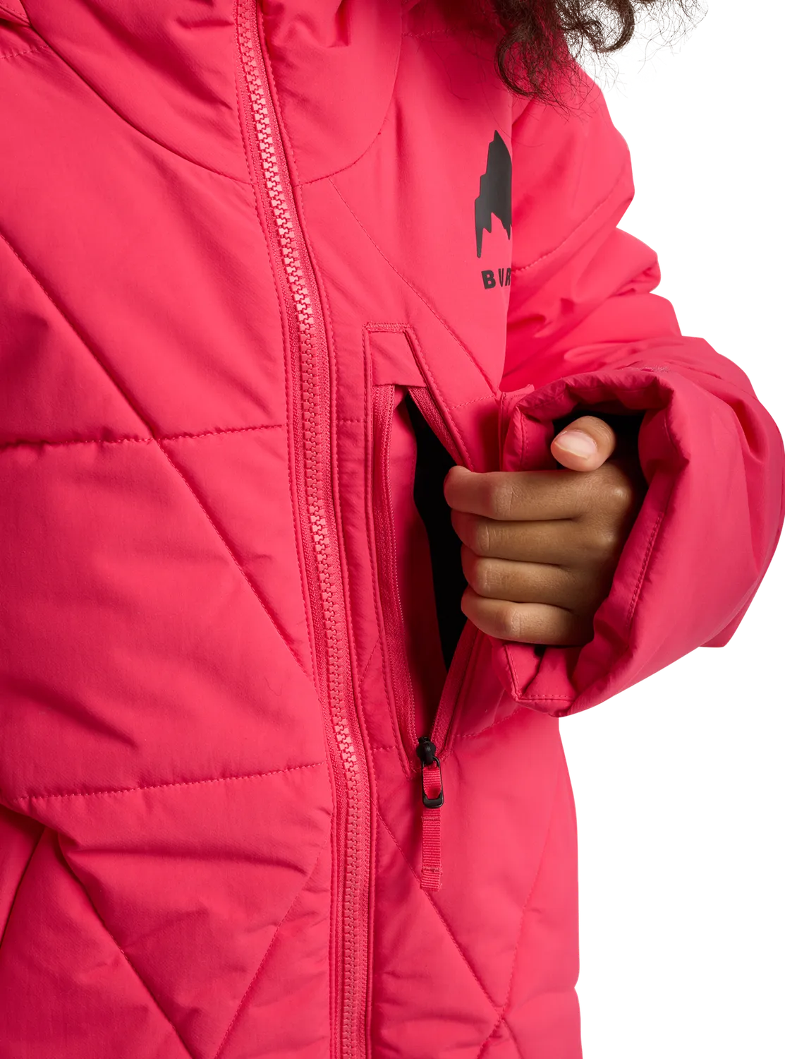 Burton Spindal 2L skidjacka barn Azalea Pink isolerad