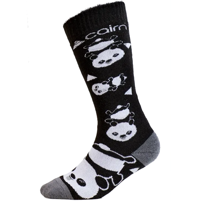 Cairn Sport Spirit J skidstrumpor barn svart panda ventilerande